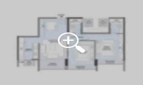 2 and 2.5 BHK floor plan layout at Mahindra Rainforest